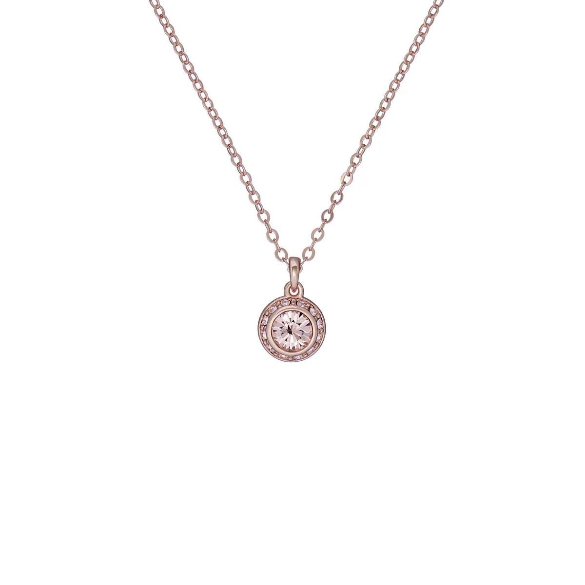 Ted Baker Soltell Solitaire Sparkle Crystal Pendant Necklace